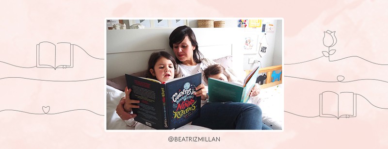 “Creating a moment of reading together is creating a moment of communication with the children”