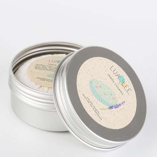 Jabon Champú sólido para niños Lua & Lee (presentación en lata de aluminio)