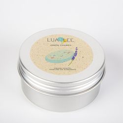 Savon shampoing solide Lua & Lee (présentation en canette d'aluminium)